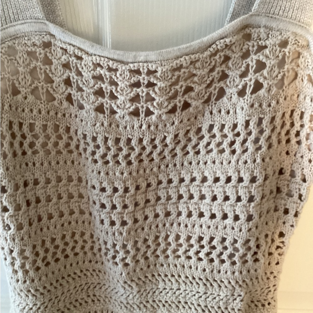 Abercrombie & Fitch Beige Knit Dress (FINALPRICEDROP) - Picture 6 of 7
